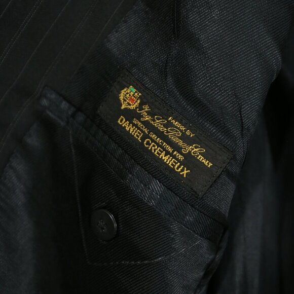 Loro Piana Daniel Cremieux Suit 42R – Superfine Wool Pinstripe Jacket Pant 32x29 - Picture 3 of 16